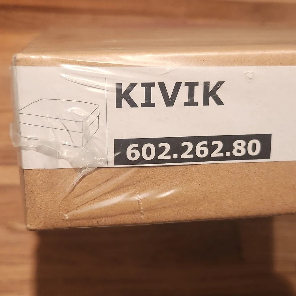 KIVIK Footstool Cover Dansbo Medium Red 602.262.80 New Sealed Box